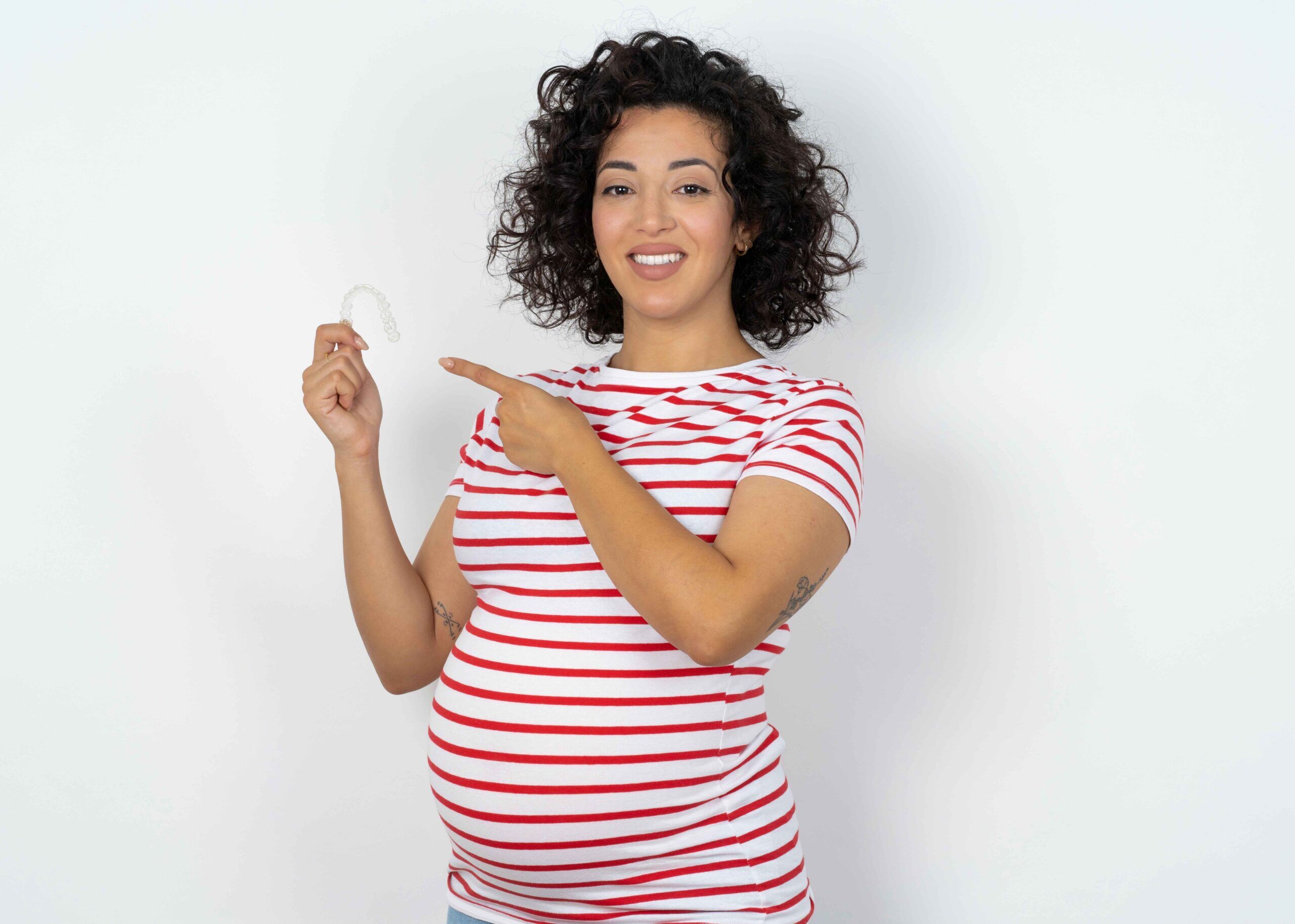 Womens Pregnant Af T-Shirt For All Expecting, Excited Mothers